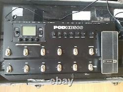 Line 6 Pod Hd500 Amp Modeling Guitar Multi Effects Pedal, Hard Ca & Power Supply
