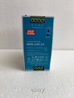 MEAN WELL NDR-240-24 POWER SUPPLY INPUT 100-240Vac output 24Vdc 20Amp
