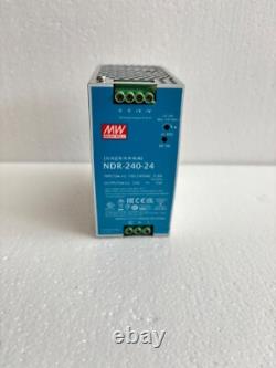 MEAN WELL NDR-240-24 POWER SUPPLY INPUT 100-240Vac output 24Vdc 20Amp