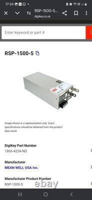 MEAN WELL RSP-1500-15 1500W 15V 100Amp Industrial switching power supply 1.5kw