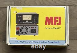 MFJ-4230MVP 30 AMP Switching Power Supply with Backlight Meter & power Voltage