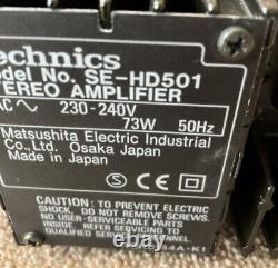 MINT Technics SE-HD501 Stereo Amplifier Hifi Separate HI-FI AMP+POWER SUPPLY