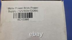 MOTIV RC MOV3360 Power Supply, Power Brick, 60Amp, 12V, Black/Red/White NIB