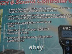 MRC Prodigy Tech 6 Sound Controller 6.0 DCC OR DC ALL SCALES 10 AMP POWER SUPPLY