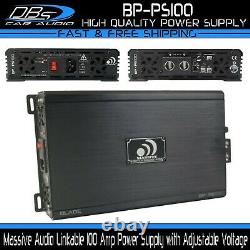 Massive Audio BP-PS100 100 Amp Linkable Power Supply Adjustable Voltage 10v-16v