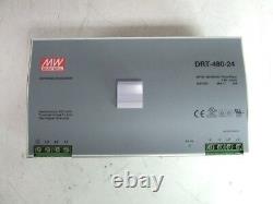 Mean Well DRT-480-24 AC to DC DIN-Rail Power Supply 24 Volt 20 Amp New