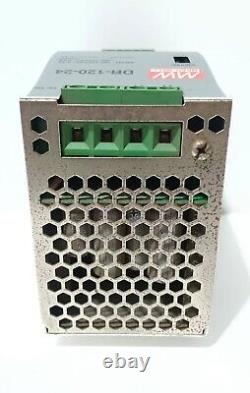 Mean Well DR-120-24 Power, 100-120VAC, 24VDC, 5AMP POWER Supply Module