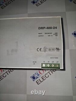 Mean Well Drp-480-24 Power Supply Input 220vac Output 24vdc 20amp Fast Shipping