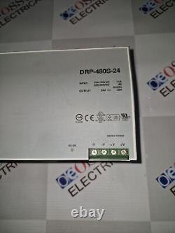 Mean Well Drp-480s-24 Power Supply Input 100-240vac Output 24vdc 20amp Fast Ship