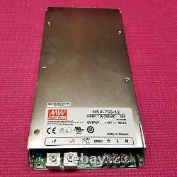 Mean Well RSP-750-12 AC/DC Power Supply 13.8V@62Amp 750W. Great for ham radio