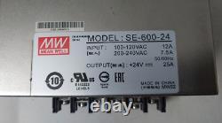 Mean Well SE-600-24 AC to DC Power Supply Single Output 24 Volt 25 Amp 600 Watt