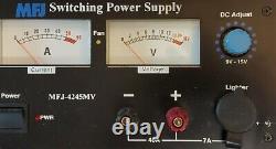 Mfj Mightylite 45 Amps Deluxe Adjustable Switching Power Supply