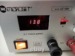 Microset Lt 190 Power Supply 5-15v 24-90 Amps