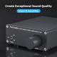 Mini Hi-fi Stereo Amplifier 50w X 2, Integrated Class D Amp, 19v Power Supply