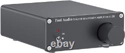 Mini Hi-Fi Stereo Amplifier 50W x 2, Integrated Class D Amp, 19V Power Supply