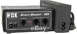 NCE 27 SB5 Smart Booster + power supply 5 Amp for Power Cab MODELRRSUPPLY
