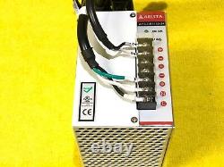 NEW ARISTA APS-DR1150-24 DIN RAIL POWER SUPPLY 150 WATT 24 VDC with CABLES
