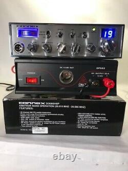 NEW! CONNEX CX-3300HP RADIO With DPS22 22 AMP POWER SUPPLY HIGH OUTPUT LOUD AUDIO