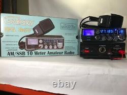 NEW GALAXY DX-86V AM SSB Mobile Ham Radio With DPS22 22 Amp Power Supply PROTUNED