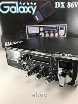 NEW GALAXY DX-86V AM SSB Mobile Ham Radio With DPS22 22 Amp Power Supply PROTUNED