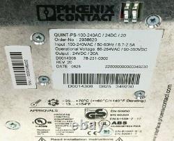 NEW PHOENIX CONTACT QUINT-PS-100-240AC/24DC/20 Power Supply 24VDC 20Amp Output
