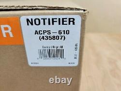 NOTIFIER ACPS-610 Addressable Power NAC power supply, 4 circuits, 6-10 AMP