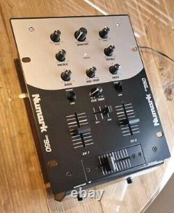 NUMARK DM950 (Unused) Pre amp 2 channel mixer 2x phono 2x line Inc power supply