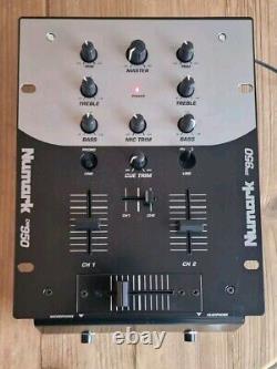 NUMARK DM950 (Unused) Pre amp 2 channel mixer 2x phono 2x line Inc power supply