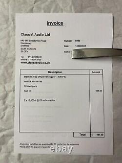 Naim Audio Hi-Cap DR Power Supply Class A Audio serviced