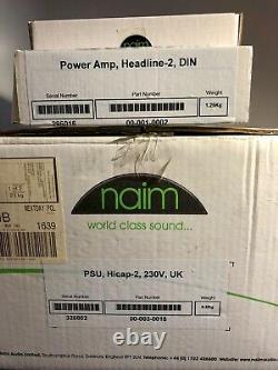 Naim Headline-2 headphone amp and Naim Hicap-2 power supply