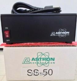 New Astron Ss-50 Commercial Power Supply 50a Business Radio Ham Linear Amp Ssb