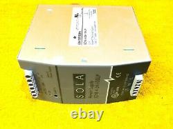 New Emerson Sola Sdn 4-24-100lp Power Supply 115/230 Vac Input 24 VDC 3.8 Amp