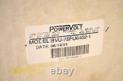 New PowerVolt BVU-75FU6402-1 62volt @ 10amp Power Supply CNC DIY Servo Stepper