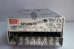 ONE MEAN WELL SP-240-12 AC to DC Power Supply Single Output 12V 20 Amp 240W NEW