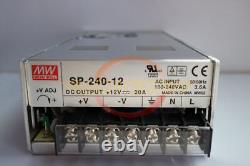 ONE NEW MEAN WELL SP-240-12 AC to DC Power Supply Single Output 12V 20 Amp 240W