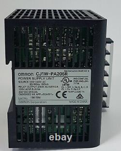 Omron PLC Power Supply Unit 5A Amp 25W Watt CJ1W-PA205R CJ1M