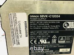 Omron S8vk-c12024 Smps (215v Ac, 5amp24volt)