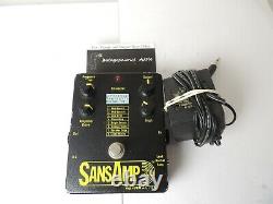 Original Tech 21 Sansamp Amp Modeler Overdrive Effects Pedal withPower Supply