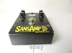 Original Tech 21 Sansamp Amp Modeler Overdrive Effects Pedal withPower Supply