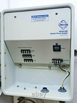 PELCO WCS4-20B Master Power Supply Outdoor 20 Amps, 4 Output, Multiple Camera