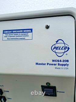 PELCO WCS4-20B Master Power Supply Outdoor 20 Amps, 4 Output, Multiple Camera