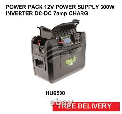 POWER PACK 12V POWER SUPPLY 300W INVERTER DC-DC 7amp CHARG (HU6500)