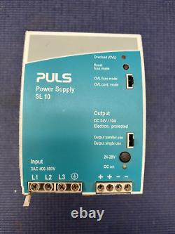 PULS Switch Mode DIN Rail Panel Mount Power Supply, 24v output @ 10amps