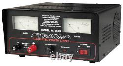 PYRAMID PS26KX POWER SUPPLY 25 AMP 6-15 VOLT WithCOOLING FAN