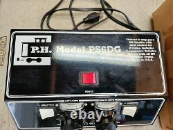 P. H. Hobbies Model Train PS6DG 6 Amp DC Throttle Dual Control Power Supply