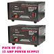 Pack Of (2) Pyramid Ps14kx 12-amp Regulated Power Supply 115v/ac 60hz/270w