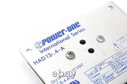 Power One HAD12-4-A power Supply 123 VDC 0.4 Amp
