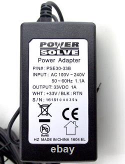 Power Solve Stairlift Type 33v DC 1amp Power Supply Stairlift Battery Charger