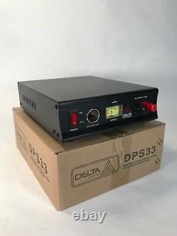 Power Supply 33 Amp 12-13.8v AC/DC with Volt AMP Meter DELTA DPS33 Ham CB Radio