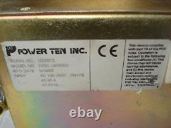 Power Ten P63c-101000d 0-10 Volts DC 0-1000 Amps DC Power Supply 190-253v